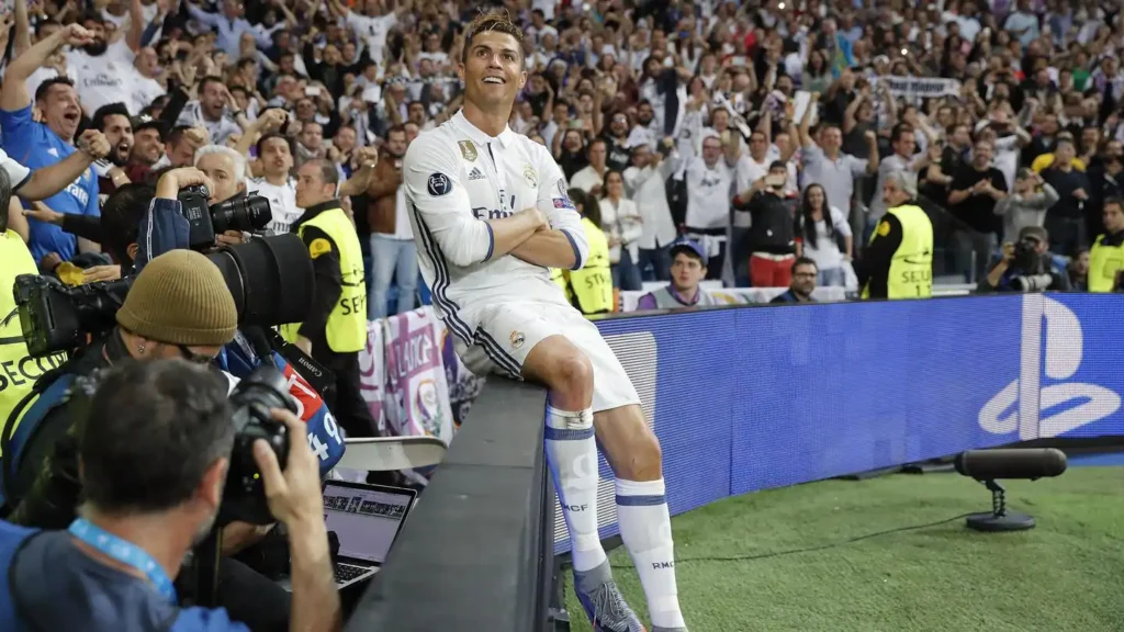 Cristiano Ronaldo Iconic Celebration at Real Madrid